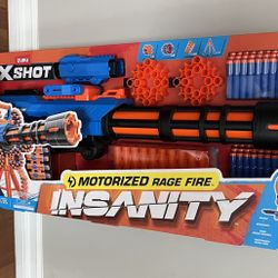Nerf Gun - X-Shot Insanity Motorized Rage Fire 