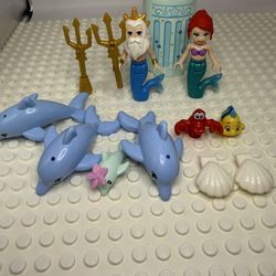 LEGO 43207  Little Mermaid Figs OnlyKing Triton, Ariel & More!See Description