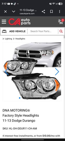 Dodge Durango Headlights