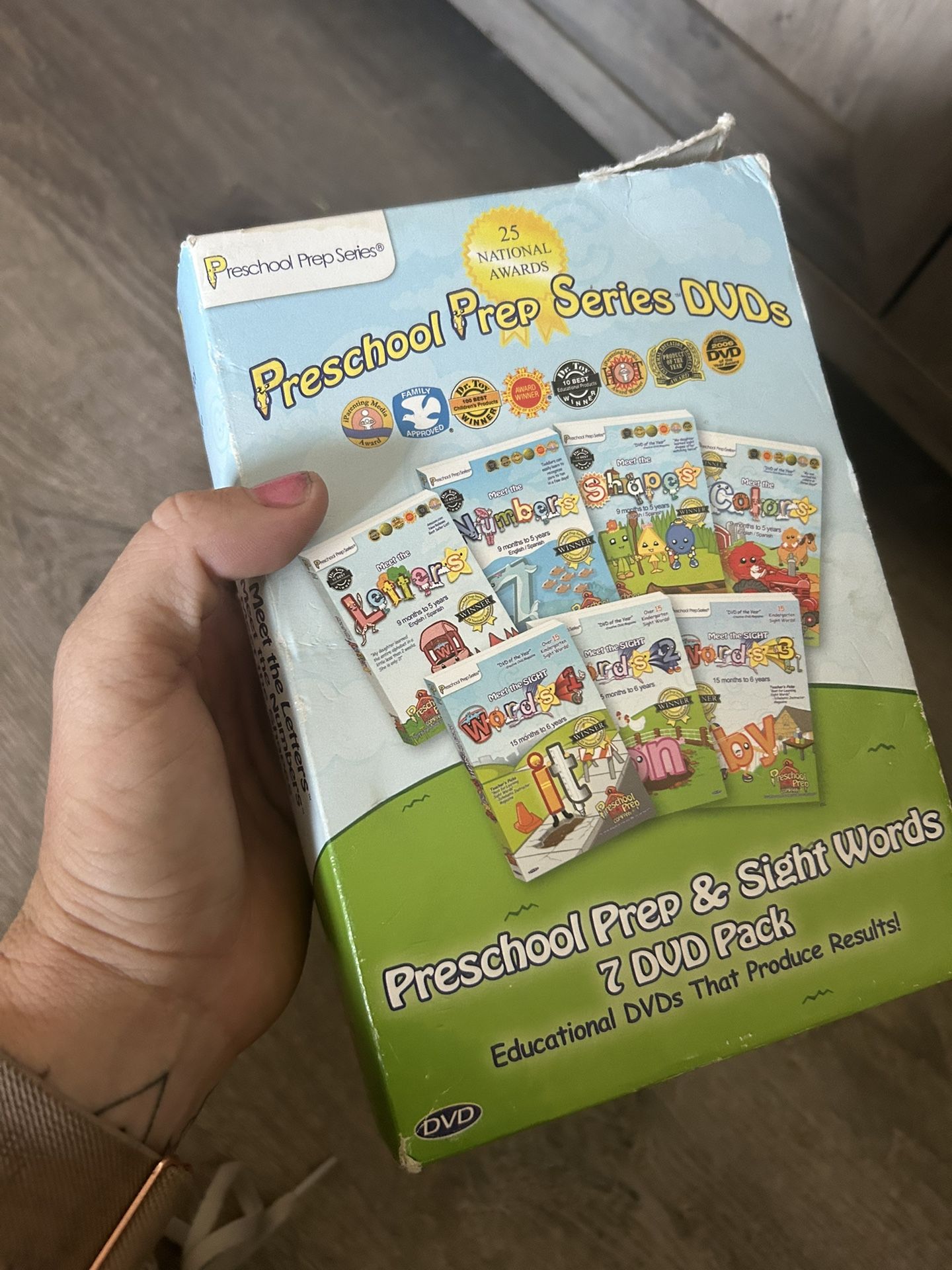Preschool Prep Kindergarten learning DVDs