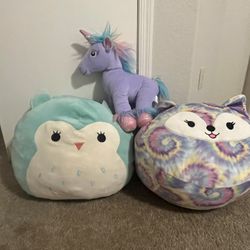 Stuffed Animals Bears Squish Butterfly Girl