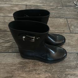 Nine West Black Rain Boots Size 9