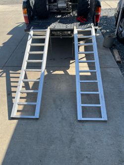 Aluminum ATV ramps
