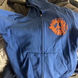 Small Blue Denim Tears Hoodie 