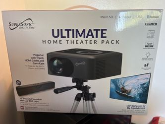 TV PROJECTOR PACK! NEVER USED!