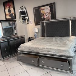 4pc King Bedroom Set 🔥🔥🔥