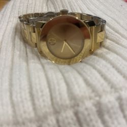 Bold Champagne Dial Yellow Gold Tone Steel Women's