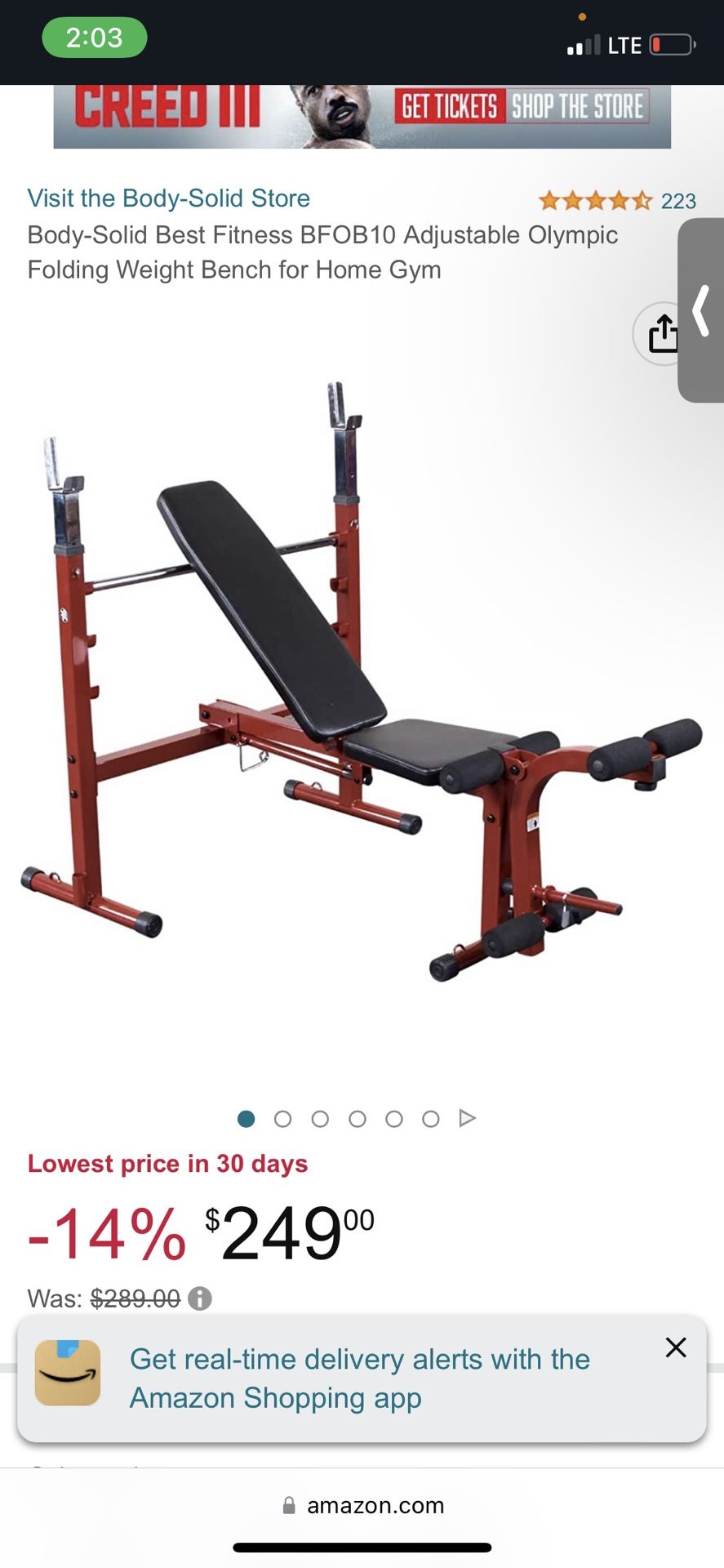 Brand New Olympic Weight Bench