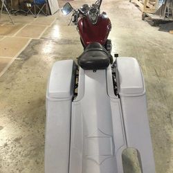 Kawasaki Vulcan & Classic 800 Series 6″ Extended Stretched Saddlebags Trendsetter Side Cut Out for Sale in Hollywood, FL - OfferUp