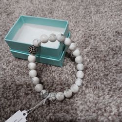 Parklane Atlantic White Turquoise Bracelet