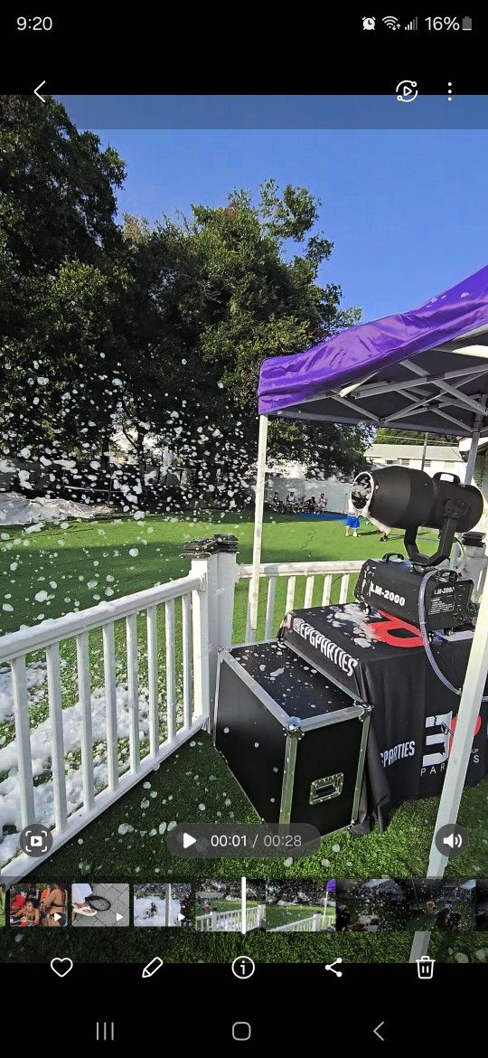 Foam Cannon Party Machine