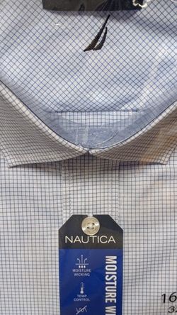 Men's Large Nautica Shirt Blue