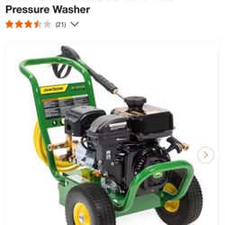 John Deere 3200 PSI 2.7 GPM Cold Water Gas Pressure Washer