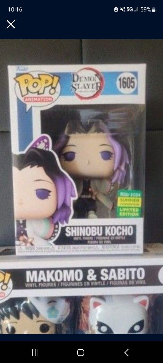 Funko 1605 Shinobu Kocho Shared Exclusive Pop Figure