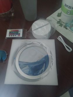 flowing desk lamp with remote lights up sand comes down