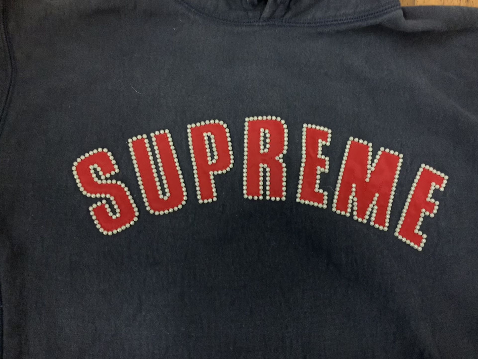 Supreme Navy Blue Men’s Medium Hoodie