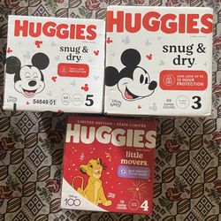 Huggies Big Box Diapers New