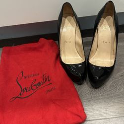 Authentic Christian Louboutin Rolando Size 37 Fits Size 6