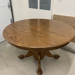 Dining Table 4 Ft Or 6 Ft With Leaf Plus Chairs