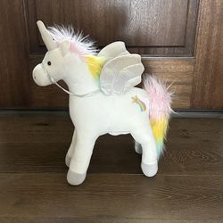 Brand: Gund - light up stuffed unicorn plushie 