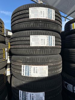 235/40ZR18 Kumho Majesty 9 #4 new tires installation and balance