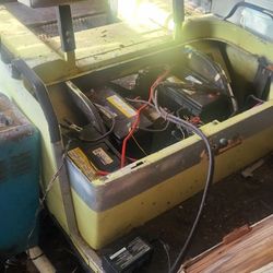 Ez GO golf cart. 3 Wheeler. Batteries Are Dead, 12v System. 