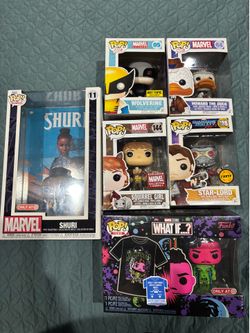 Funko Pop Lot Of 6 Marvel Items