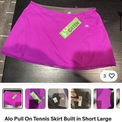 Authentic Alo Skirt New Large 