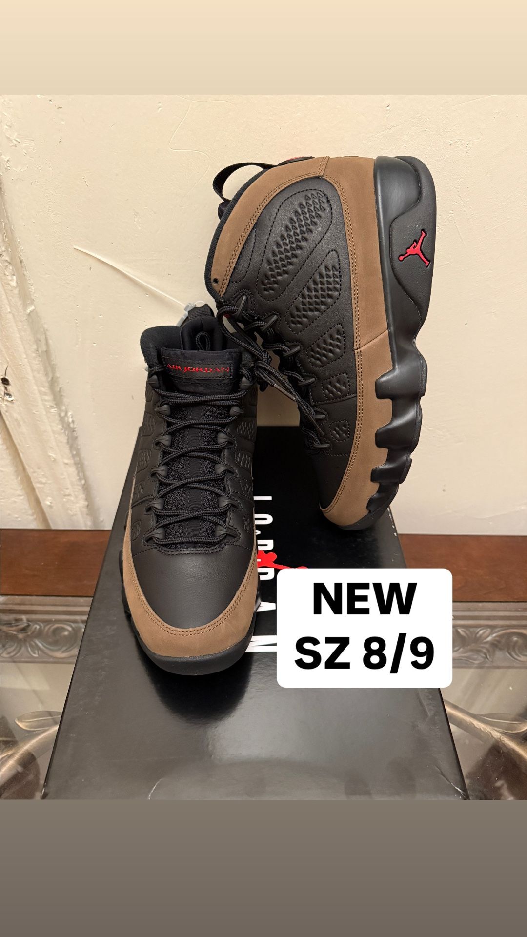 NEW Air Jordan 9 ‘Olive’ SZ 8/9