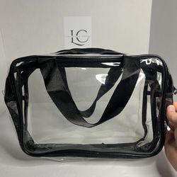 Clear travel/toiletry bag