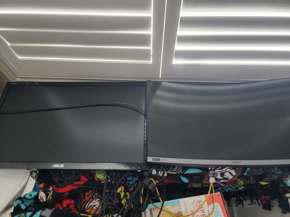 27" Dual Monitor Setup - Samsung 240Hz
+ ASUS + Dual Arm Stand