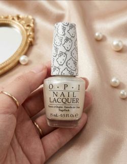 VINTAGE OPI Hello Kitty "Kitty White" NL H80 • Rare Discontinued Shimmer 🎀