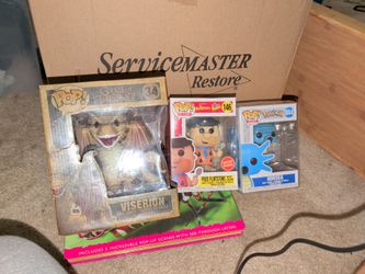 Pops, Games of thrones, pokemon and flinstone