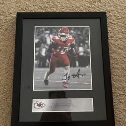 Tyreek Hill Signed Poster 