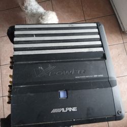 Alpine Car Amplifier Audio System 