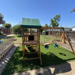 Backyard Swing/slide Set