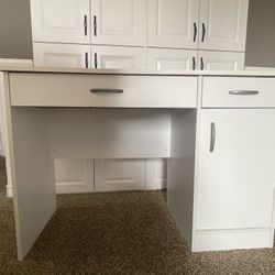 White Wooden Desk