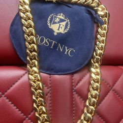 18K Gold Plated Cuban Link Chain For Men