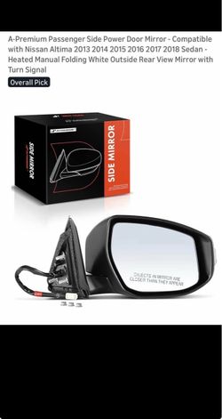 A-Premium Nissan Altima Passenger Side Door Mirror