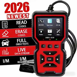 New V519 OBD2 Scanner & Code Reader – Battery Tester / Diagnostic Tool