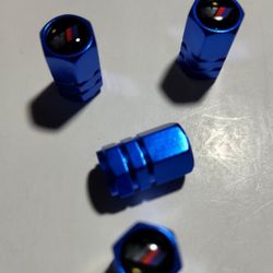 Set Of 4 New Wheel Tire Caps Air Valve Stem Cover For BMW 