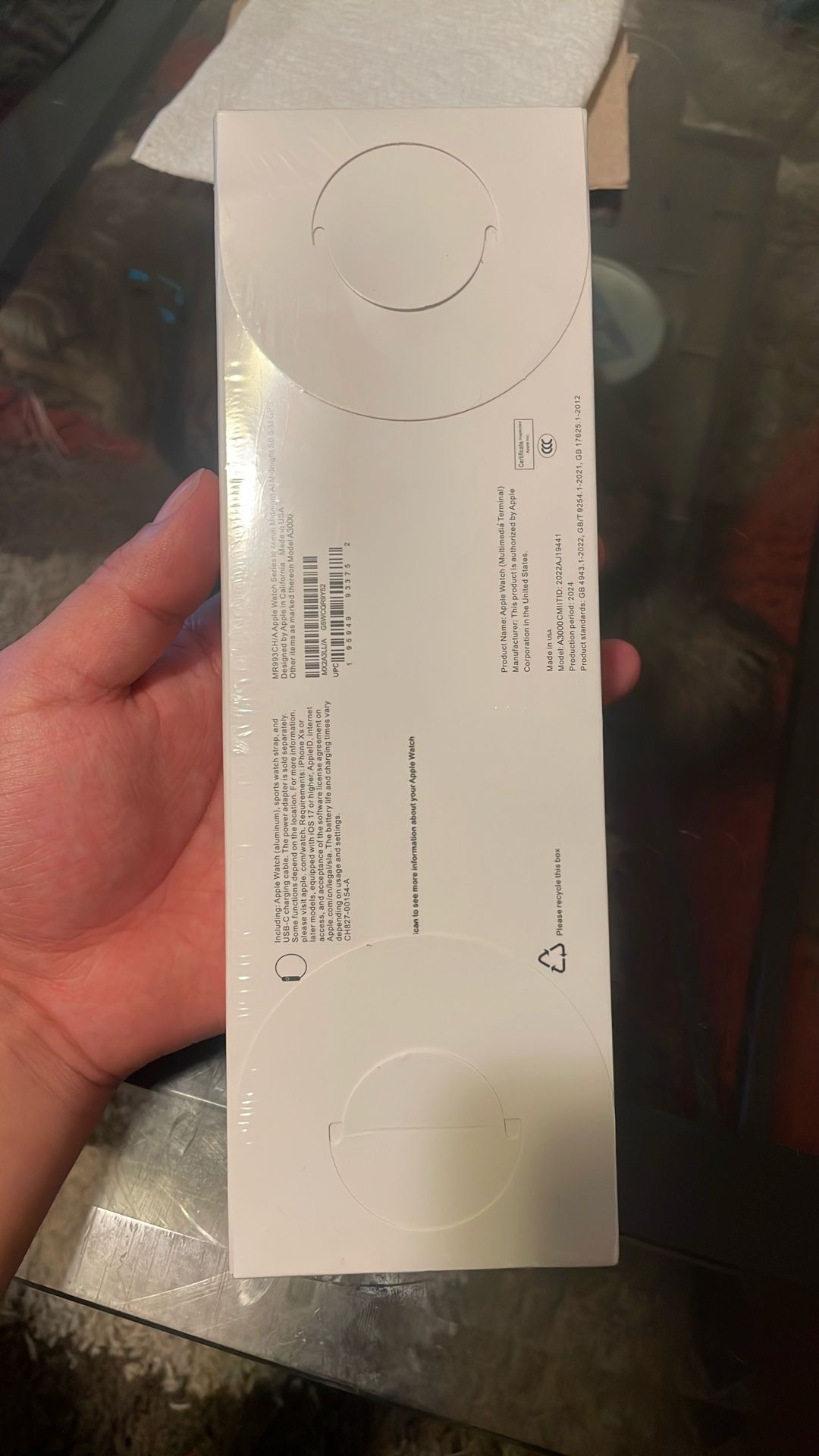 Apple Watch Series 10 46 mm Midnight SB S/M GPS