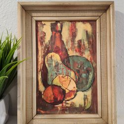 Original mid-century oil painting