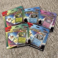 Pokemon Prismatic Evolutions Tech Stickers