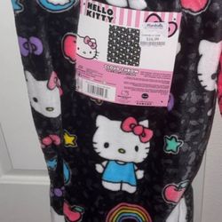 2 Different Hello Kitty Blankets