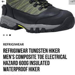 Insulated Safety Work Boots Used 