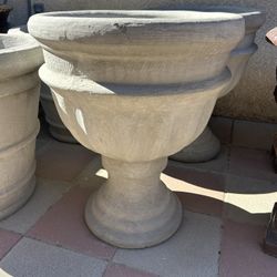 New Flower Pots Made Out Of Cement 