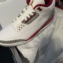 Jordan 3 Cardinal Red