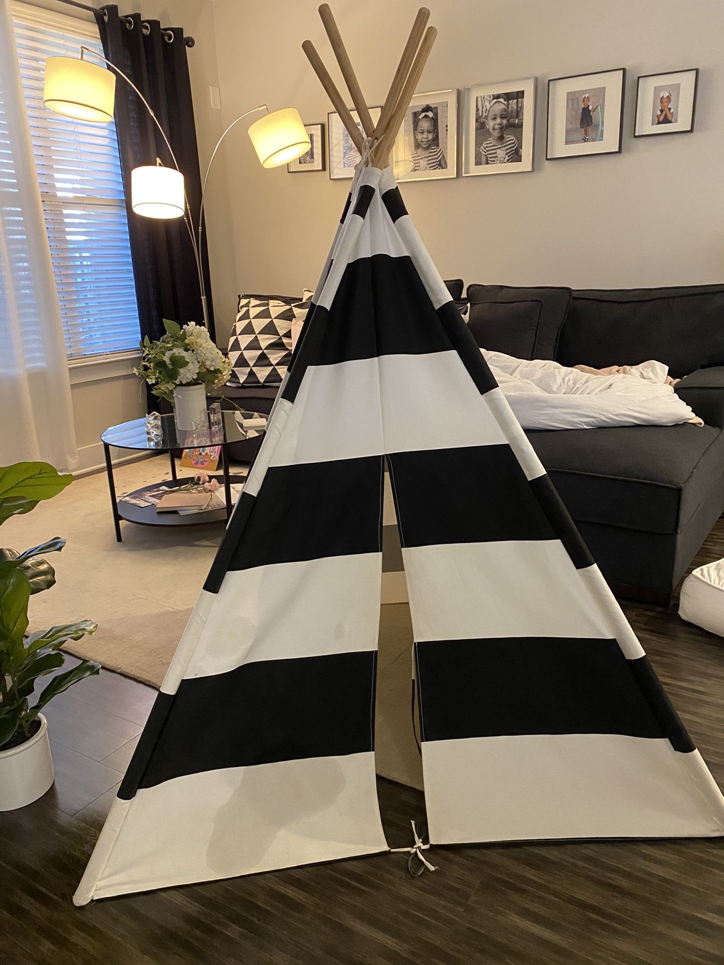 Crate & Barrel Stripe Teepee