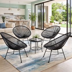 Brand New Four Luxury Black Seating Chairs For 140